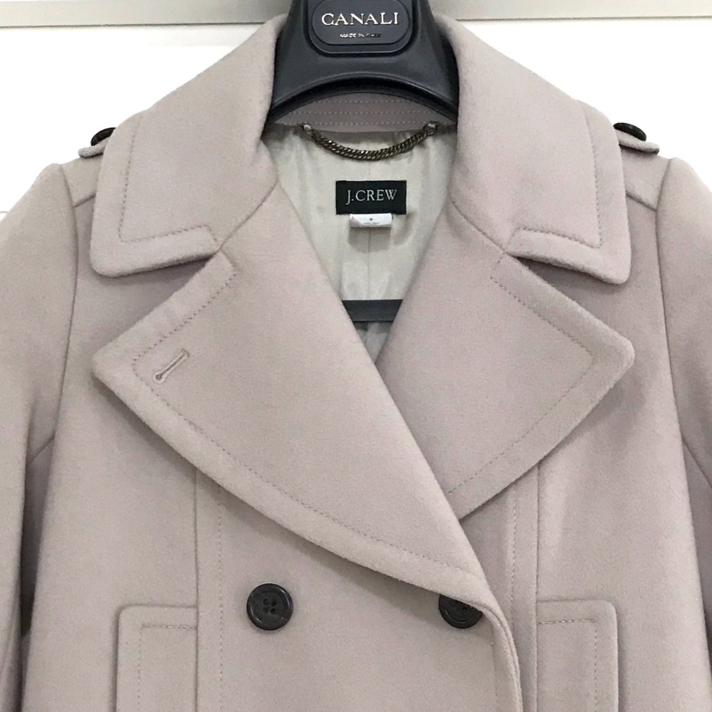 J. Crew Harbor Wool Peacoat - Size 0 - Picture 4 of 9